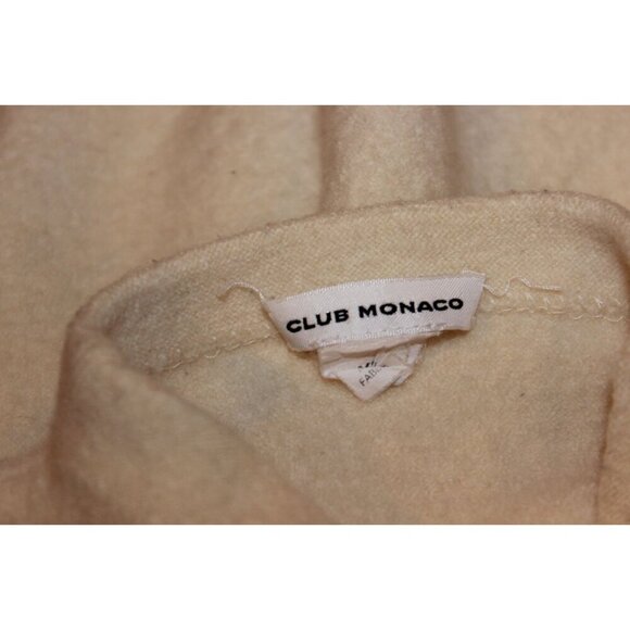 Club Monaco Wool Turtleneck Sweater Women size XS in Cream - Picture 7 of 8